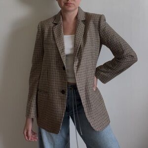Zara plaid fall blazer